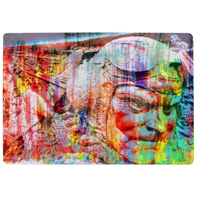 Benjamin Tate Design Battle Of Britain Head Rug in Natural - Size: Large - image 1