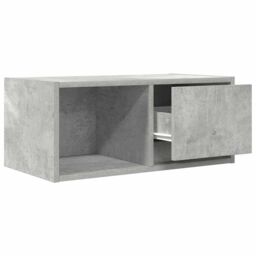 Berkfield Home TV Cabinet Concrete Grey 60x31x25.5 cm Engineered Wood - thumbnail 5