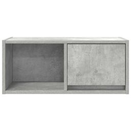 Berkfield Home TV Cabinet Concrete Grey 60x31x25.5 cm Engineered Wood - thumbnail 6