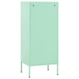Berkfield Home Storage Cabinet Mint 42.5x35x101.5 cm Steel in Green - thumbnail 5