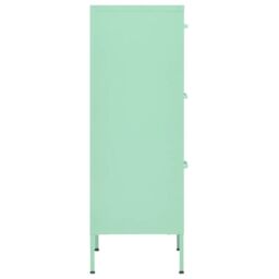 Berkfield Home Storage Cabinet Mint 42.5x35x101.5 cm Steel in Green - thumbnail 4