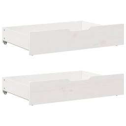 Berkfield Home Bed Frame without Mattress White 180x200 cm Super King Solid Wood Pine - thumbnail 6