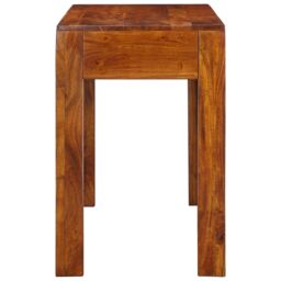 Berkfield Home Desk 100x50x75 cm Solid Wood Acacia in Brown - Size: 100 x 50 x 75 cm - thumbnail 5