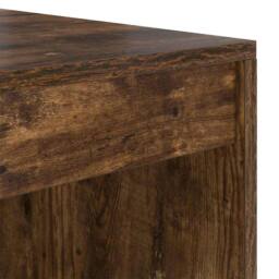 Berkfield Home Modern Writing Desk Smoked Oak Particle board 100 x 50 x 76 cm Durable in Brown - thumbnail 8