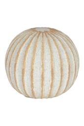 KDMD Grove Medium Woven Decorative Ball in White - thumbnail 1