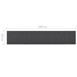 Berkfield Home Carpet Runner Anthracite 50x300 cm in Charcoal - Size: 100 cm diameter - thumbnail 7