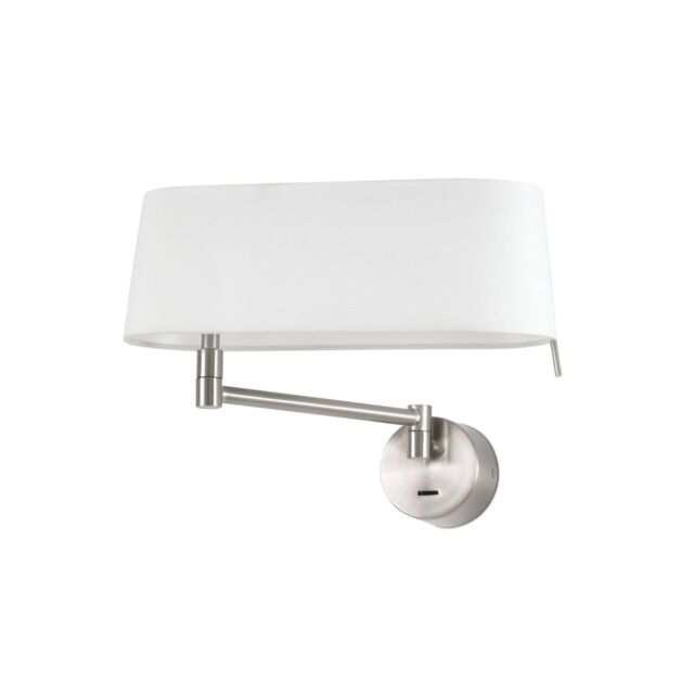 Netlighting Desliz LED Wall Lamp Nickel 11W 2700K in Grey - image 1