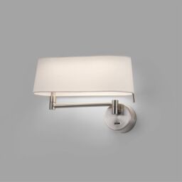 Netlighting Desliz LED Wall Lamp Nickel 11W 2700K in Grey - thumbnail 3