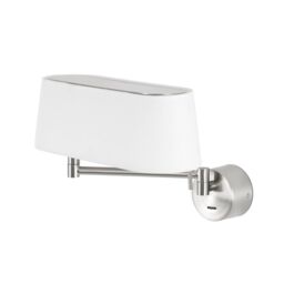 Netlighting Desliz LED Wall Lamp Nickel 11W 2700K in Grey - thumbnail 2