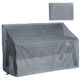 VonHaus Waterproof Garden 2 Seater Bench Cover in Grey