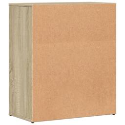 Berkfield Home Sideboard Sonoma Oak 60x31x70 cm Engineered Wood in Light Brown - Size: 60 x 31 x 70 cm - thumbnail 7
