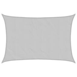 Berkfield Home Sun Shade Sail Light Grey 4x2.5 m 100% Polyester Oxford - thumbnail 2