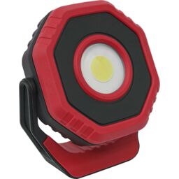 Loops 360Ã‚ ° Pocket Floodlight - 7W COB LED - Rechargeable - Magnetic Base - Red