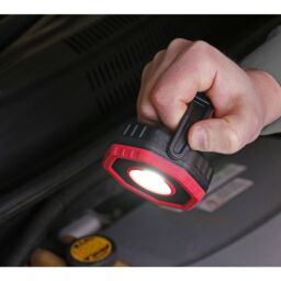 Loops 360Ã‚ ° Pocket Floodlight - 7W COB LED - Rechargeable - Magnetic Base - Red - thumbnail 4