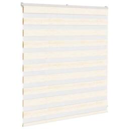 Berkfield Home Zebra Blind Marble Beige 125x100 cm Fabric Width 120.9 cm Polyester - thumbnail 3