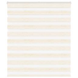 Berkfield Home Zebra Blind Marble Beige 125x100 cm Fabric Width 120.9 cm Polyester - thumbnail 2