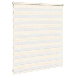Berkfield Home Zebra Blind Marble Beige 125x100 cm Fabric Width 120.9 cm Polyester - thumbnail 4