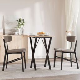 Berkfield Home Dining Table Legs X-Frame 40x40x73 cm Steel in Black - Size: 40 x 40 x 73 cm - thumbnail 3