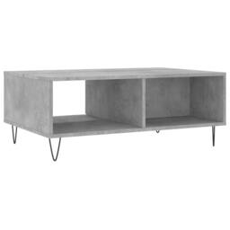 Berkfield Home Coffee Table Concrete Grey 90x60x35 cm Engineered Wood - Size: 90 x 60 x 35 cm - thumbnail 8