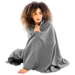 Result Polarthermic Fleece Blanket in Grey - thumbnail 2