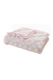 Catherine Lansfield 'Darcy Floral' Reversible Bedspread in Pink - thumbnail 4