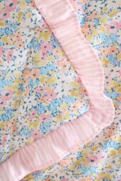 Catherine Lansfield 'Darcy Floral' Reversible Bedspread in Pink - thumbnail 3