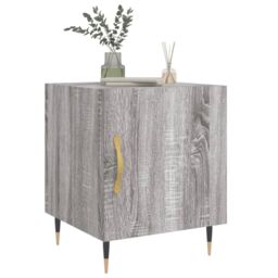 Berkfield Home Bedside Cabinets 2 pcs Grey Sonoma 40x40x50 cm Engineered Wood - Size: 40 x 40 x 50 cm - thumbnail 4