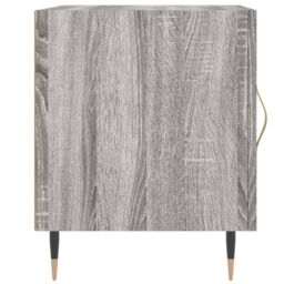 Berkfield Home Bedside Cabinets 2 pcs Grey Sonoma 40x40x50 cm Engineered Wood - Size: 40 x 40 x 50 cm - thumbnail 6