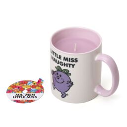 Mr. Men And Little Miss Little Miss Naughty Blueberry Muffin Scented Reusable Mug Candle in Pink - Size: Medium - thumbnail 4