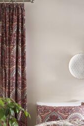 Dreams & Drapes 'Palais' Pair of Pencil Pleat Curtains With Tie-Backs - Size: 168 cm width x 183 cm drop - thumbnail 3