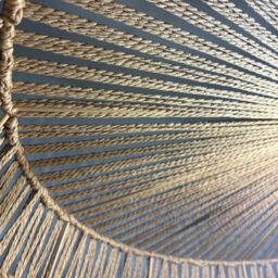 CGC Lighting Extra Large 70cm Natural String Woven Round Easy Fit Lampshade - thumbnail 6