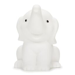 ValueLights Children's Baby Night Lights LED Colour Changing Nursery Bedside Kids Lamp Remote Control - Elephant in White