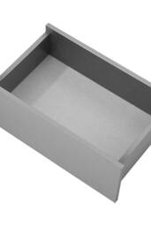 Garden Sanctuary 2-Drawer Wooden Nightstand Bedside Table in Grey - thumbnail 8