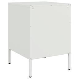 Berkfield Home Durable Bedside Cabinets 2 pcs White 36x39x50.5 cm Steel - thumbnail 8