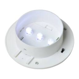 Berkfield Home Outdoor Solar Fence Lamps 12 pcs LED White - thumbnail 7