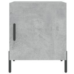 Berkfield Home Bedside Cabinets 2 pcs Concrete Grey 40x40x50 cm Engineered Wood - Size: 40 x 40 x 50 cm - thumbnail 6