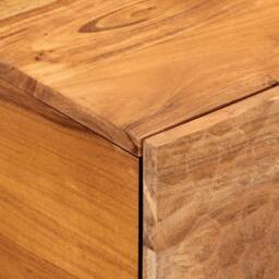 Berkfield Home Beautiful Coffee Table 80x50x40 cm Solid Wood Acacia in Brown - Size: 80 x 50 x 40 cm - thumbnail 8