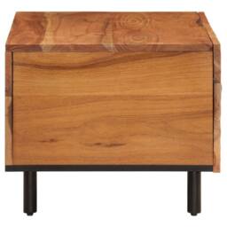 Berkfield Home Beautiful Coffee Table 80x50x40 cm Solid Wood Acacia in Brown - Size: 80 x 50 x 40 cm - thumbnail 6