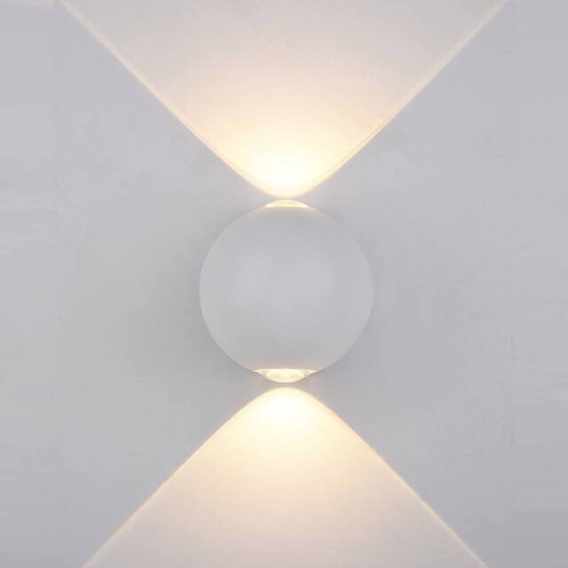 Netlighting Modern LED Outdoor Wall Lamp White Warm White 3000K 140lm IP44 - image 1