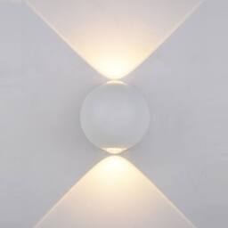 Netlighting Modern LED Outdoor Wall Lamp White Warm White 3000K 140lm IP44 - thumbnail 1