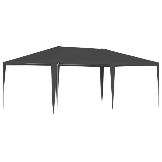 Berkfield Home Professional Party Tent 4x6 m Anthracite 90 g/m ² in Black - image 1