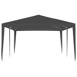 Berkfield Home Professional Party Tent 4x6 m Anthracite 90 g/m ² in Black - thumbnail 3