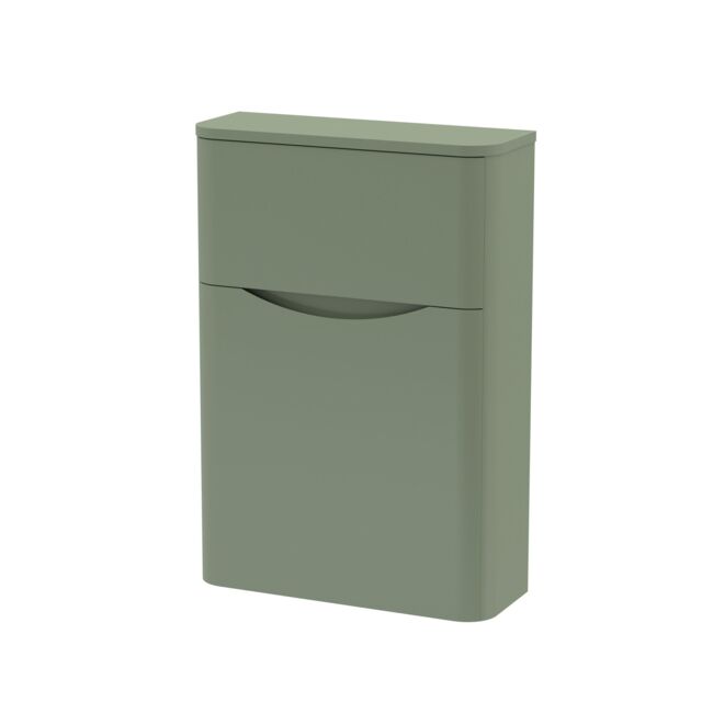 Balterley Modern Bathroom Floor Concealed Cistern Toilet Unit, Green, 550mm in Green