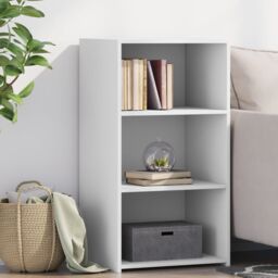 Berkfield Home Sideboard White 50x41x93 cm Engineered Wood - Size: 50 x 41 x 93 cm - thumbnail 1