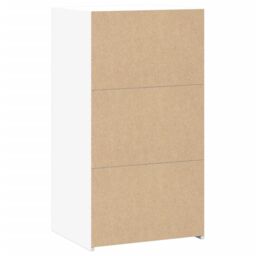 Berkfield Home Sideboard White 50x41x93 cm Engineered Wood - Size: 50 x 41 x 93 cm - thumbnail 6
