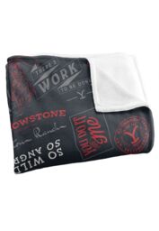 Yellowstone You Do It For Me Pattern Silky Touch Super Soft Throw Blanket 152 X 127 cm in White - thumbnail 3