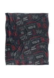 Yellowstone You Do It For Me Pattern Silky Touch Super Soft Throw Blanket 152 X 127 cm in White - thumbnail 1