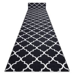 RugsX Anti-Slip Trellis Runner in Black - Size: 67 cm x 400 cm - thumbnail 2