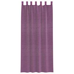 Berkfield Home Voile Curtains with Loops 2 pcs Purple 140x225 cm - thumbnail 4