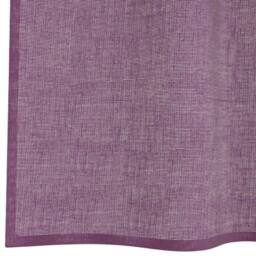 Berkfield Home Voile Curtains with Loops 2 pcs Purple 140x225 cm - thumbnail 6